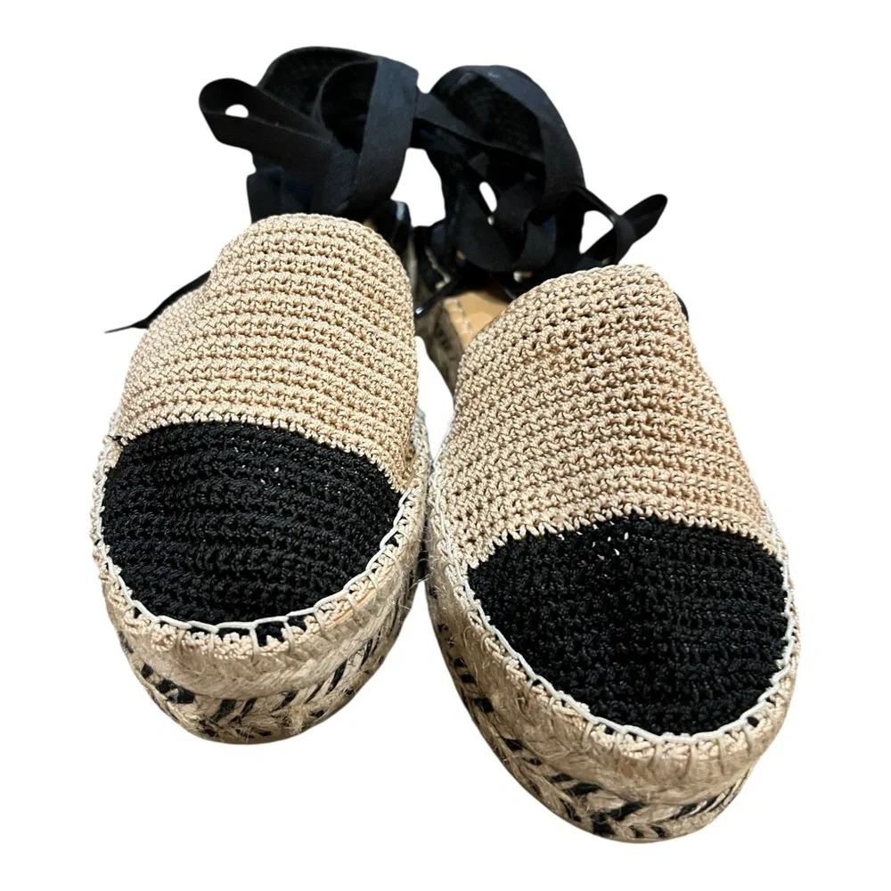 Free People Island Time Wrap Espadrilles Boho Crochet Handmade Spain EU 39 NIB